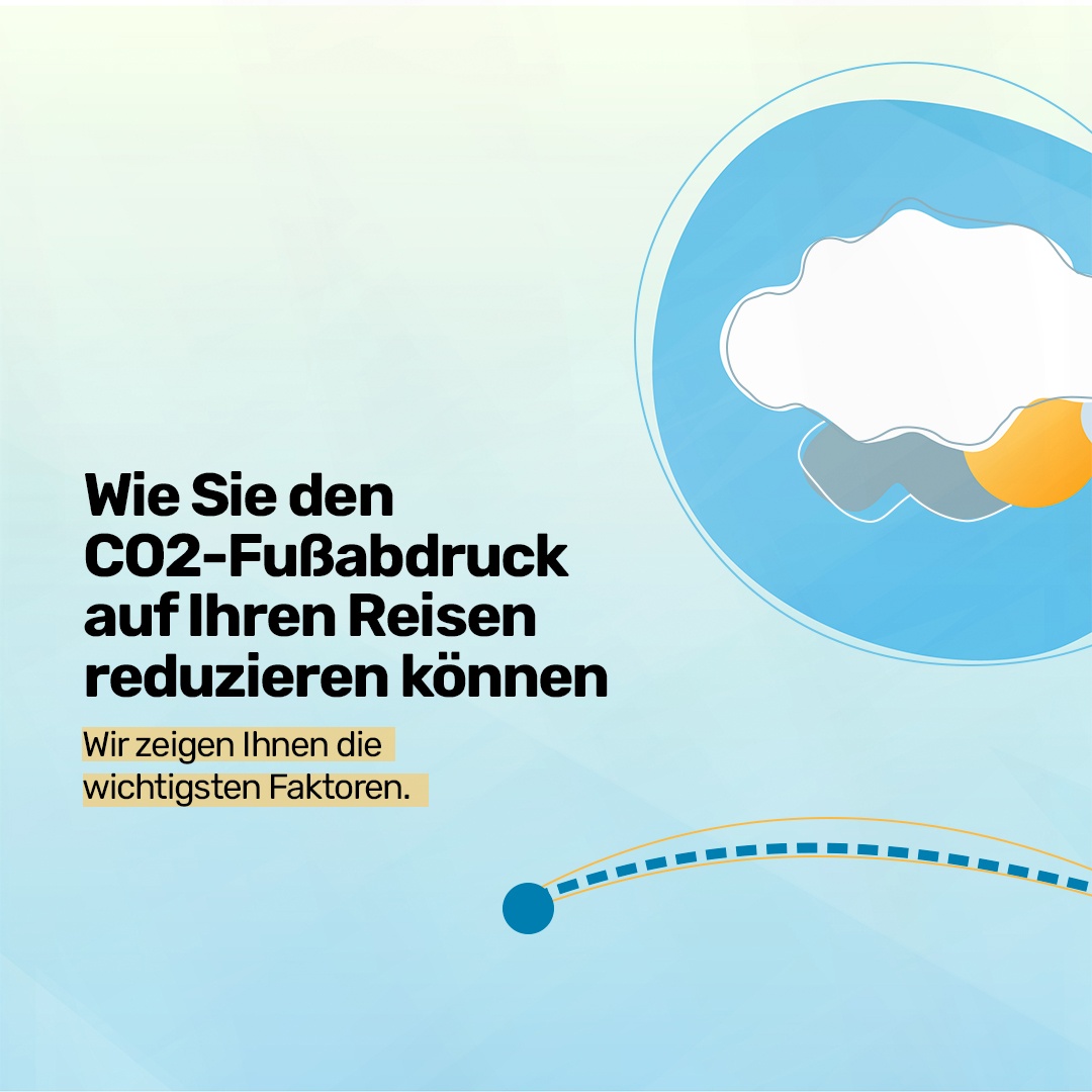 Wie kann ich meinen CO2-Fußabdruck auf meiner Reise reduzieren?