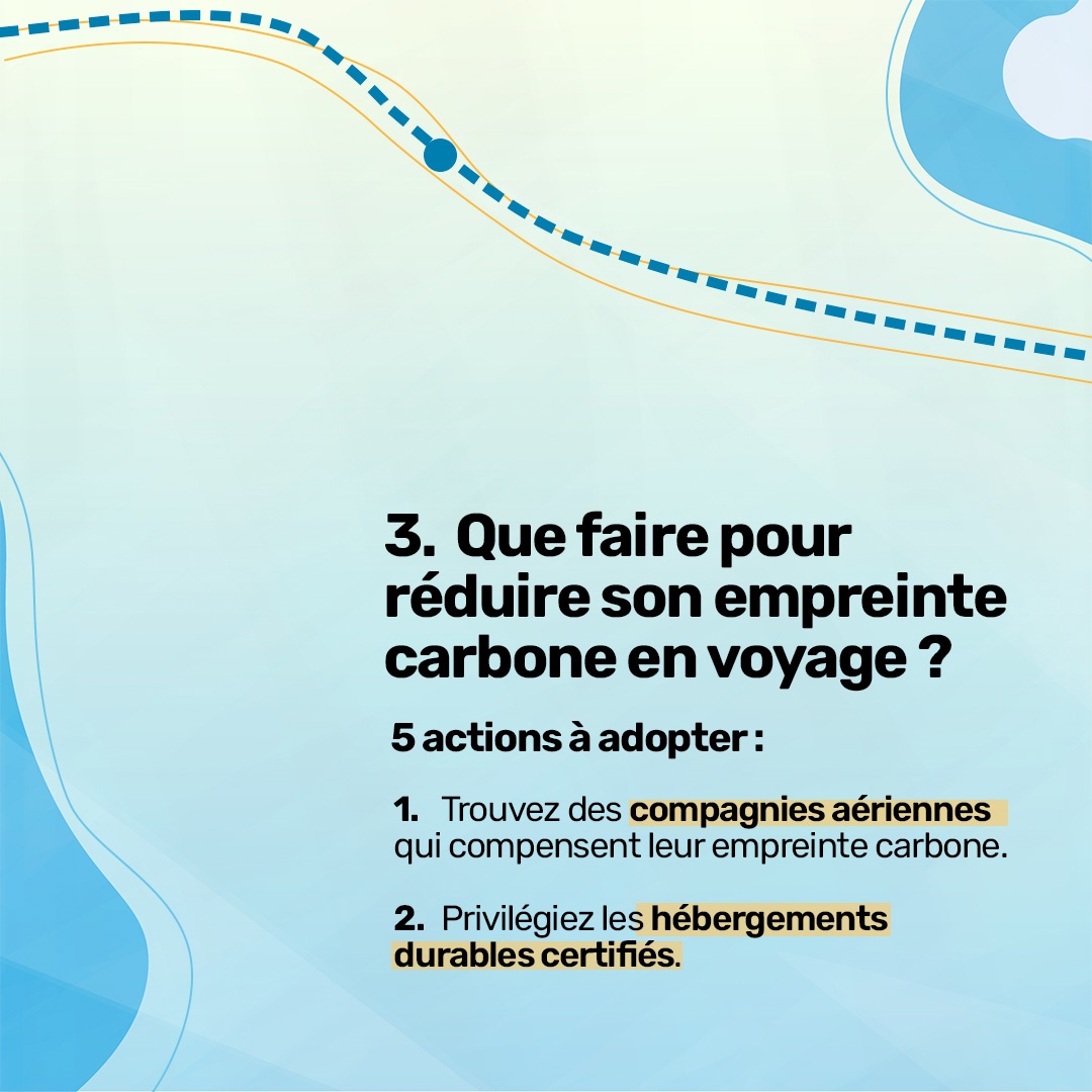 Comment réduire l'empreinte carbone de vos voyages