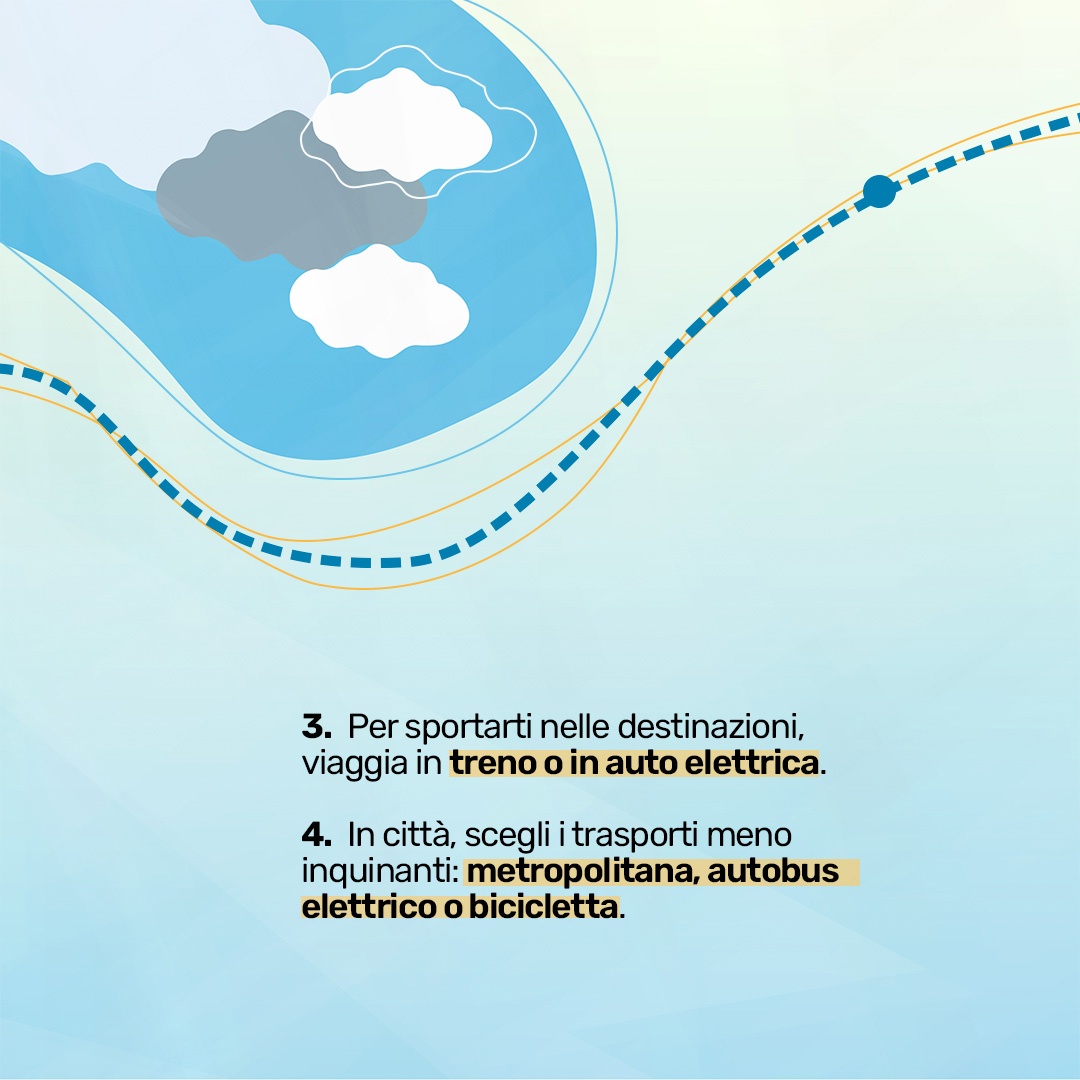 Come ridurre l'impronta di carbonio dei tuoi viaggi